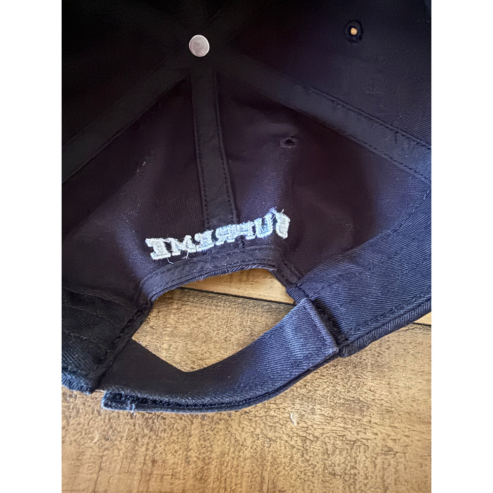 SUPREME Hat Cap Strap Back Mens One Size Black Money Baseball Hat Embroidered - Picture 7 of 7